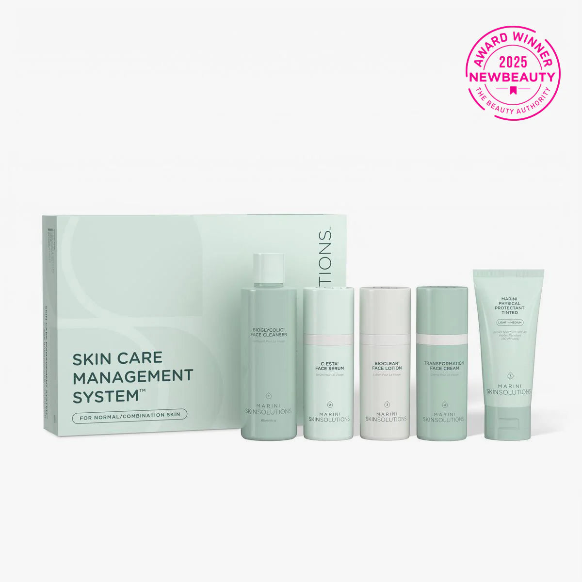 Marini Skin Solutions Skincare Management System with Tinted SPF 45